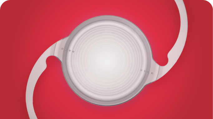A Johnson & Johnson Surgical Vision intraocular lens