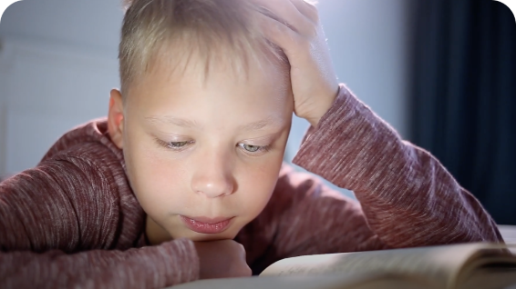 Child reading